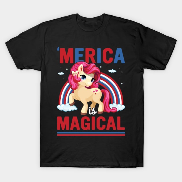 4th of July Unicorn Lovers T-Shirt by unicorn shirt